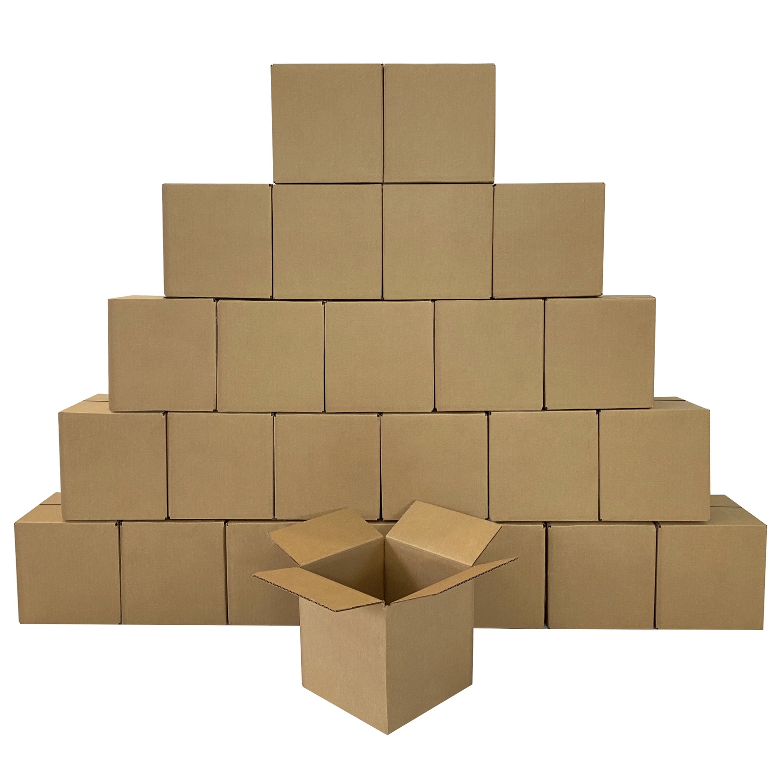 UOFFICE Bundle of 25 Corrugated Boxes 12″ x 12″ x 12″ Cube Boxes