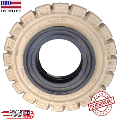 6.00-9 Forklift Solid Pneumatic Tire Globestar White Traction