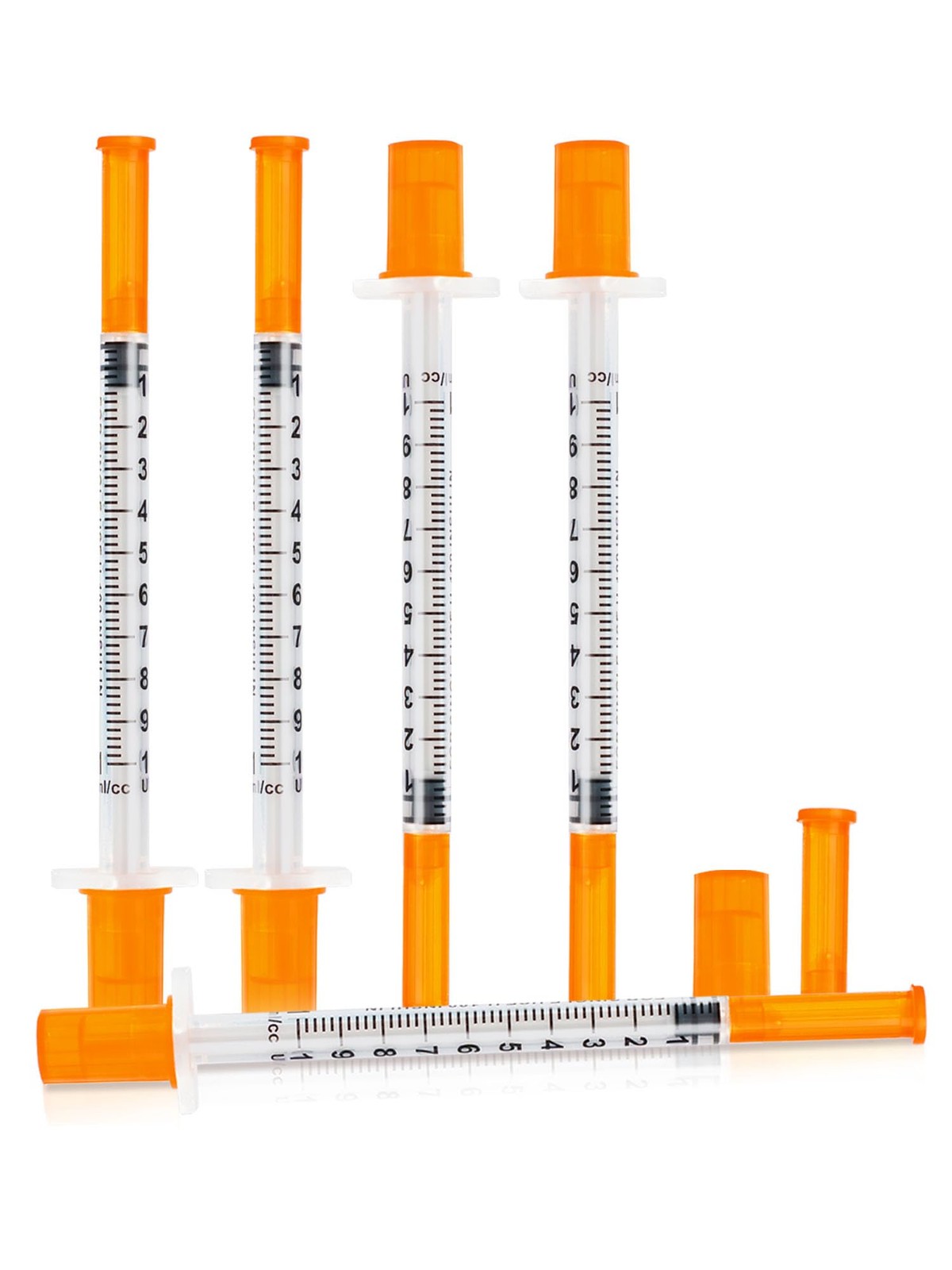1ml 30G 1/2 Inch Scientists Lab Syringes, 1/2IN, transparently