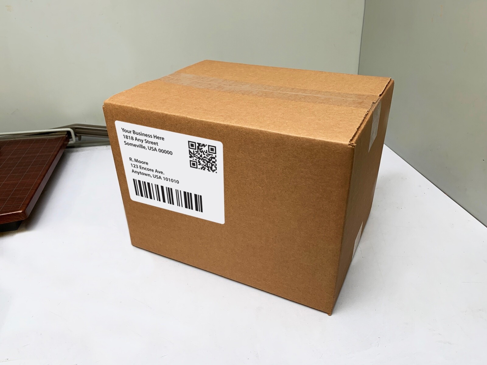 4 x 3 1/3 Laser /Ink Jet Labels 300 labels Compatible w/ Word Size. 50 sheets!