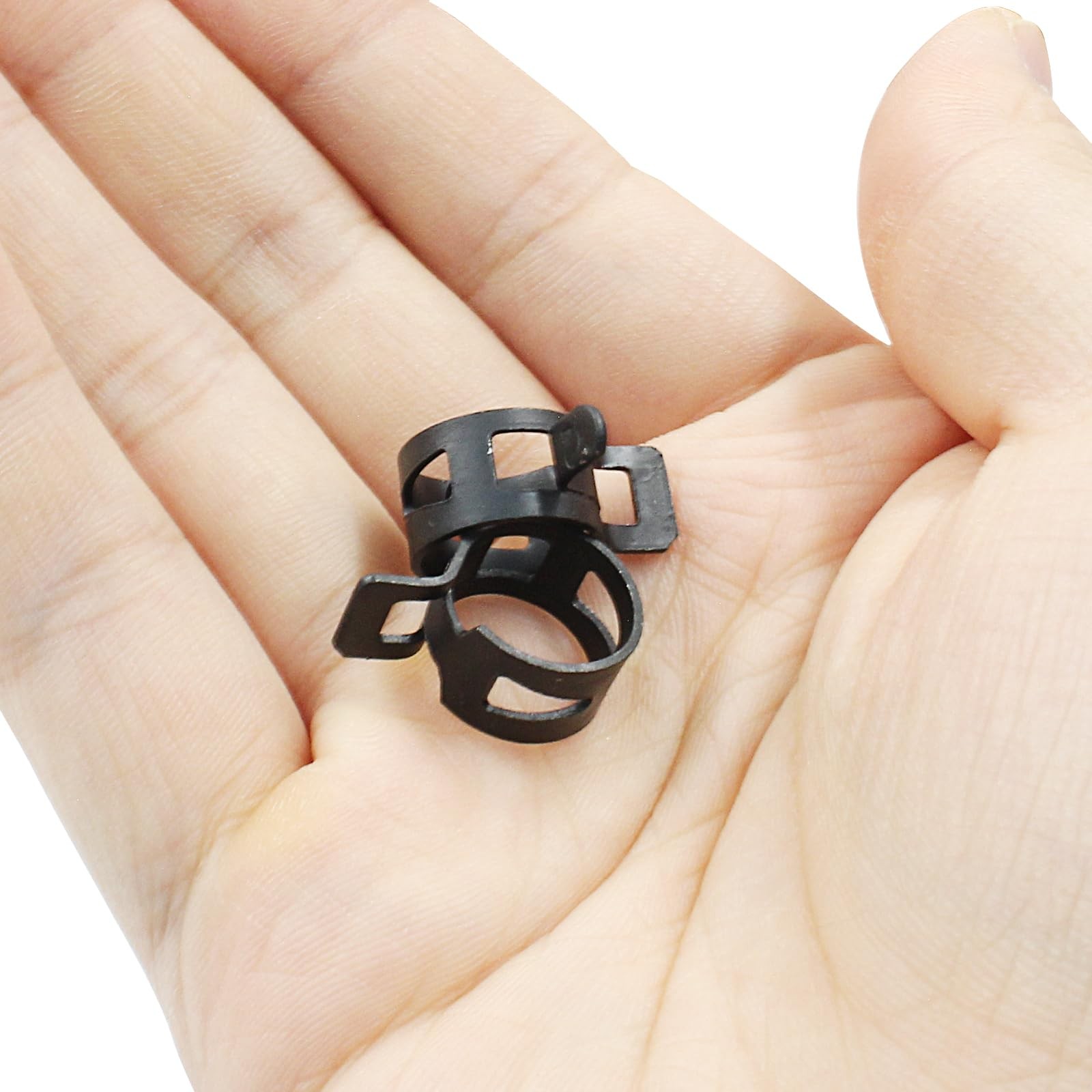 Kyuionty 30Pcs Spring Band Clips 1/2″ 12mm Air Hose Tube Water 12mm, 30 Pcs