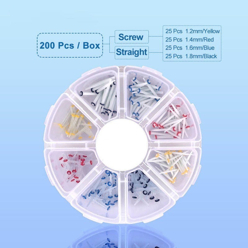 USA Dental Fiber Post Glass Quartz Teeth Restorative 1.0/1.2/1.4/1.6/1.8mm