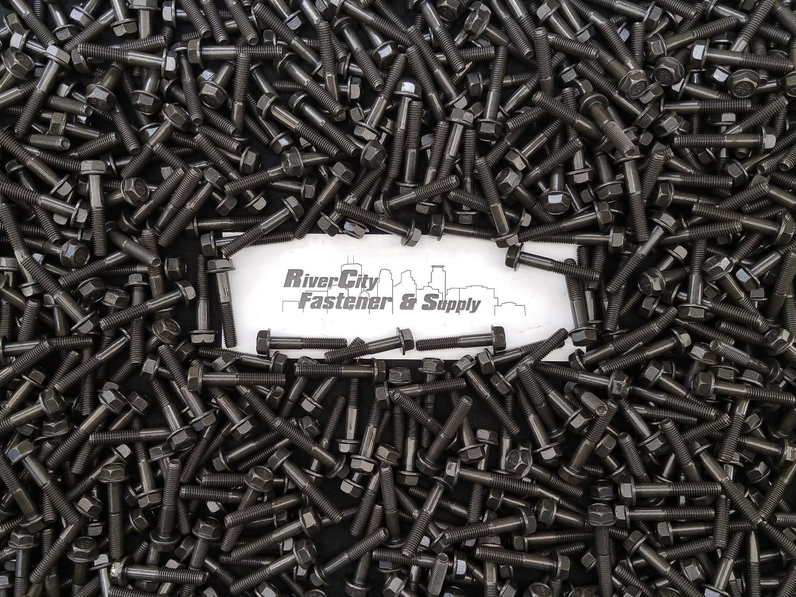 (10) M8-1.25×45 Metric Hex Flange Bolts / Screws 8mm x 45mm DIN 6921 M8x1.25×45