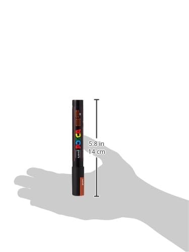 posca Markers Set, 8 Medium Paint 5M, 1 Count (Pack of 8), Metallic
