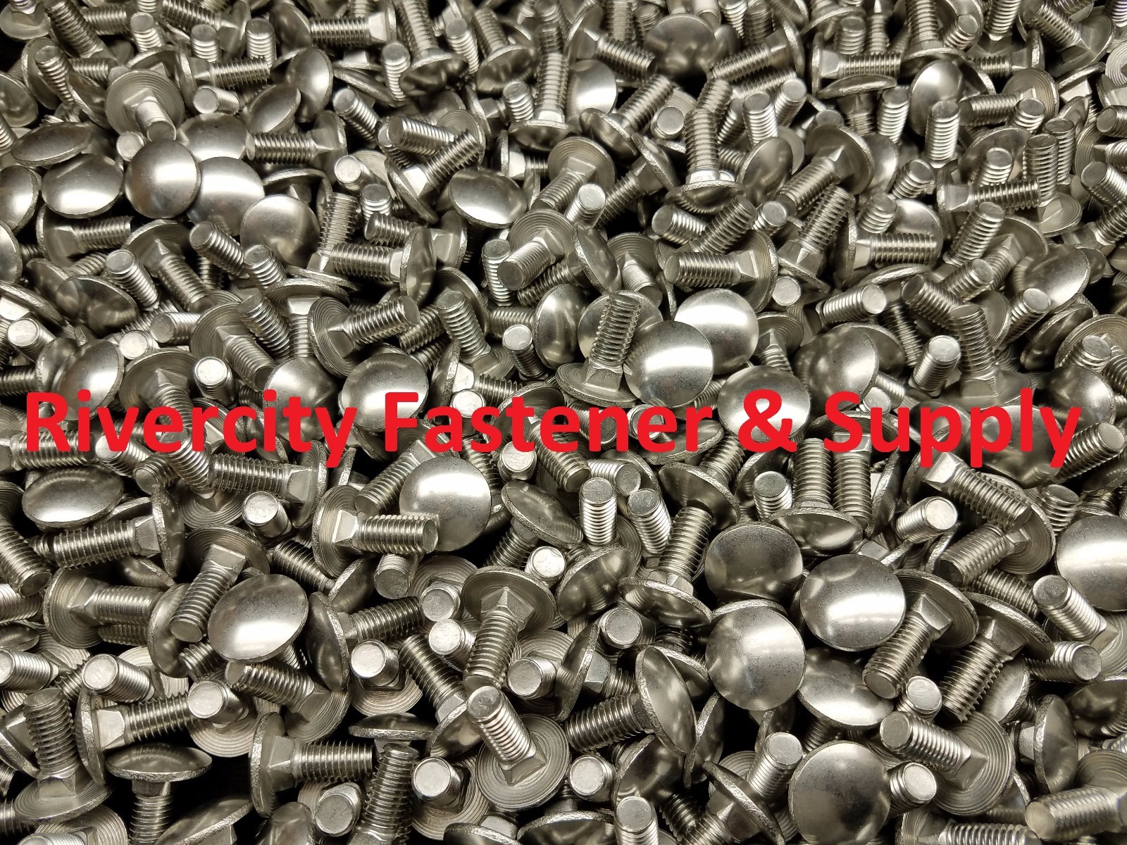 (5) M8-1.25x25mm or M8x25 mm Stainless Carriage Bolts / Screws 8mm x 25mm
