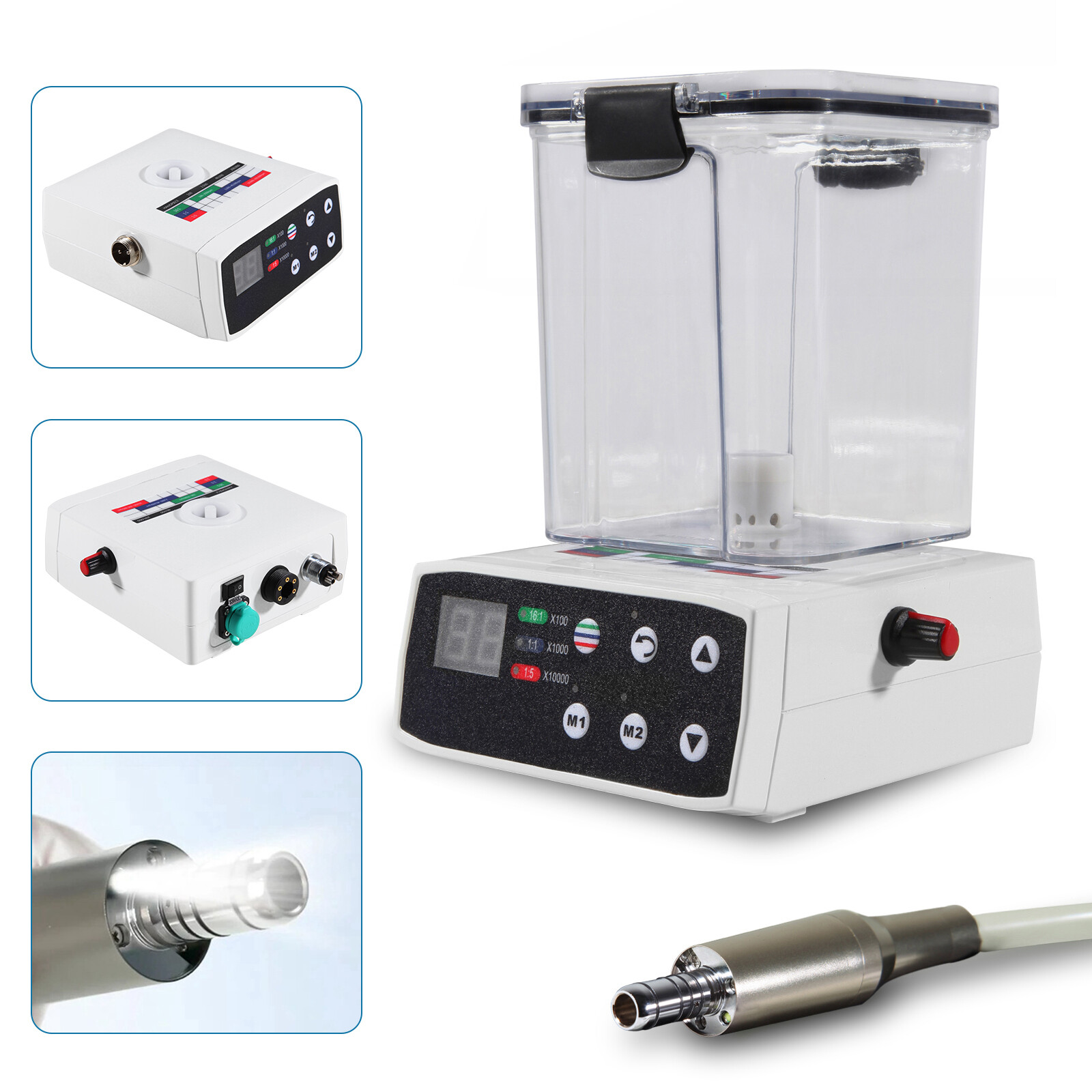 Dental LED Electric Motor System Micromotor&Water Tank For Practice 1:1 16:1 1:5