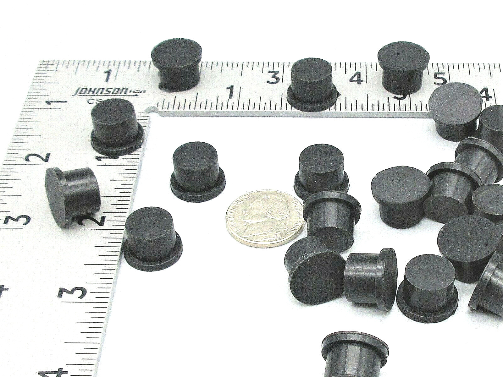 11mm Rubber Hole Plugs Push In Foot Bumper Compression Stem Various Pack Sizes