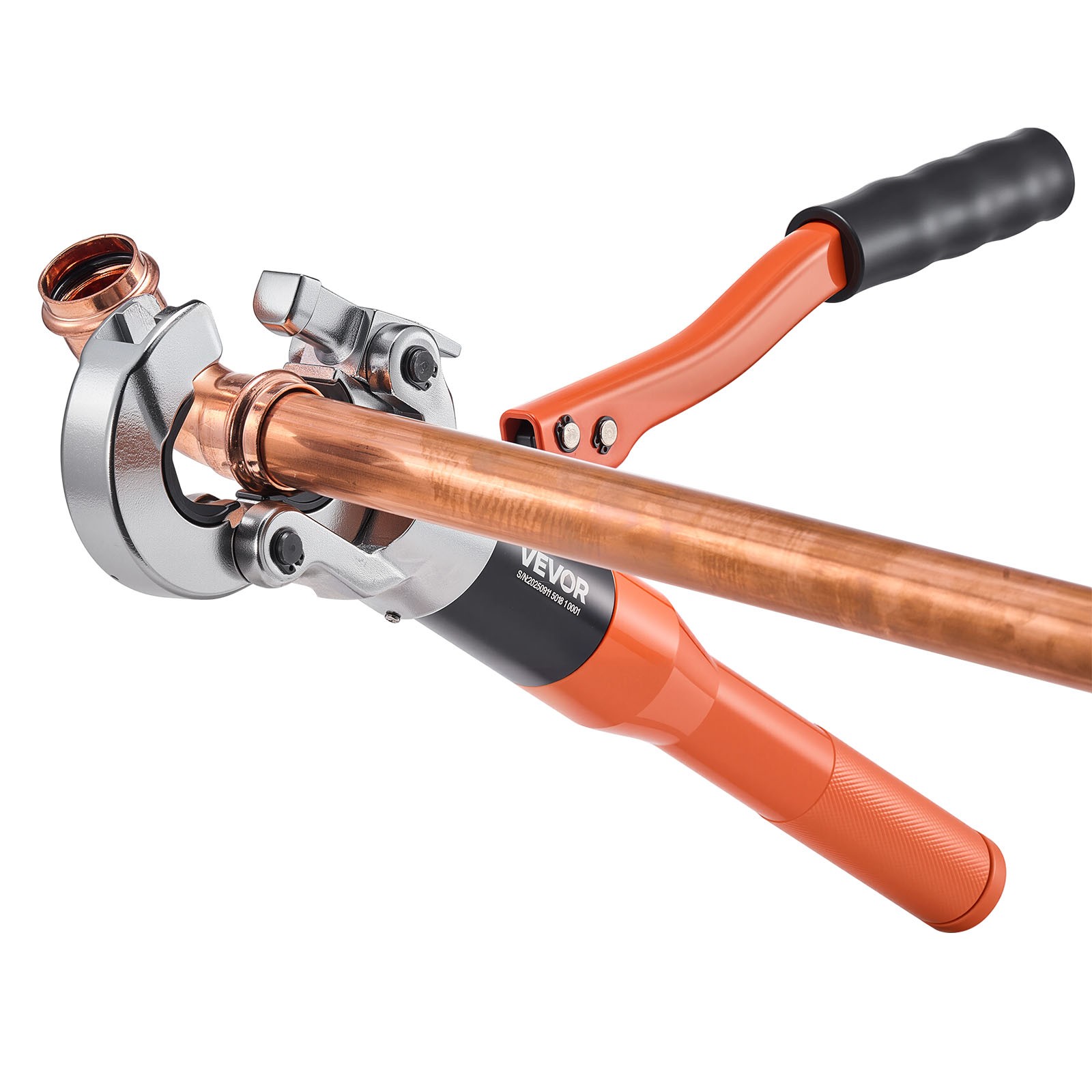 VEVOR Copper Pipe Crimping Tool Hydraulic Driven Pro Press Tool with 8 Jaws
