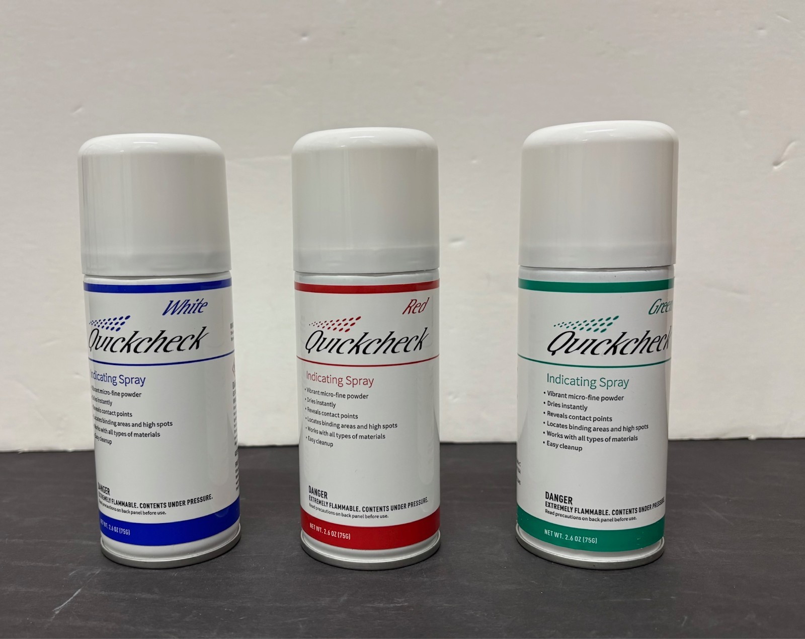 [ VACALON ] Quick Check Spray ( Green, Red, White ) 225 ml / 75 grams