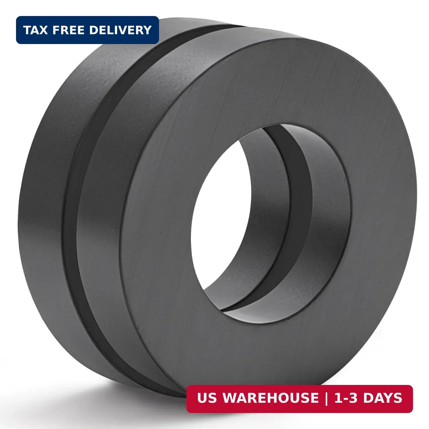 Large Magnet – Grade 10 Big Magnets Heavy Duty, OD60 x ID32 x 10mm Strong Round
