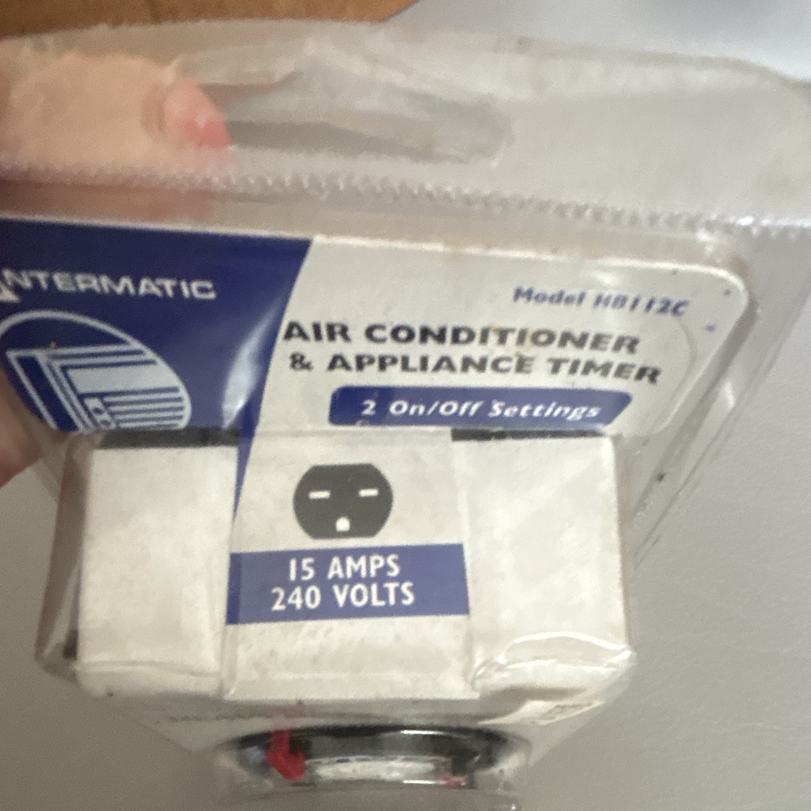 Intermatic HB112C 15A 240V Air Conditioner/Appliance Timer Corded Electric