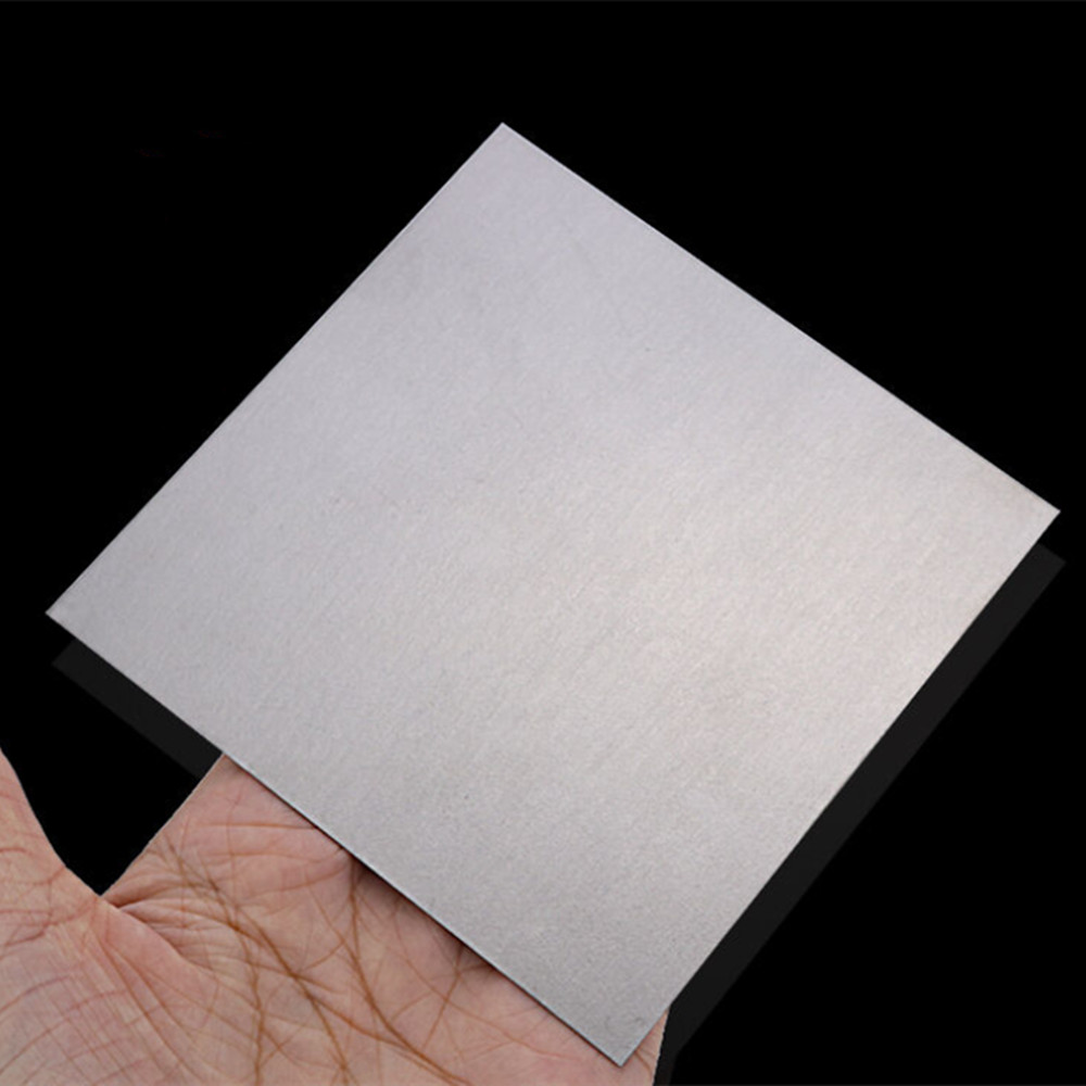 W≥99.99% High Purity Tungsten Sheet Foil Plate , 0.05mm – 8mm Thick ,100 x 100mm