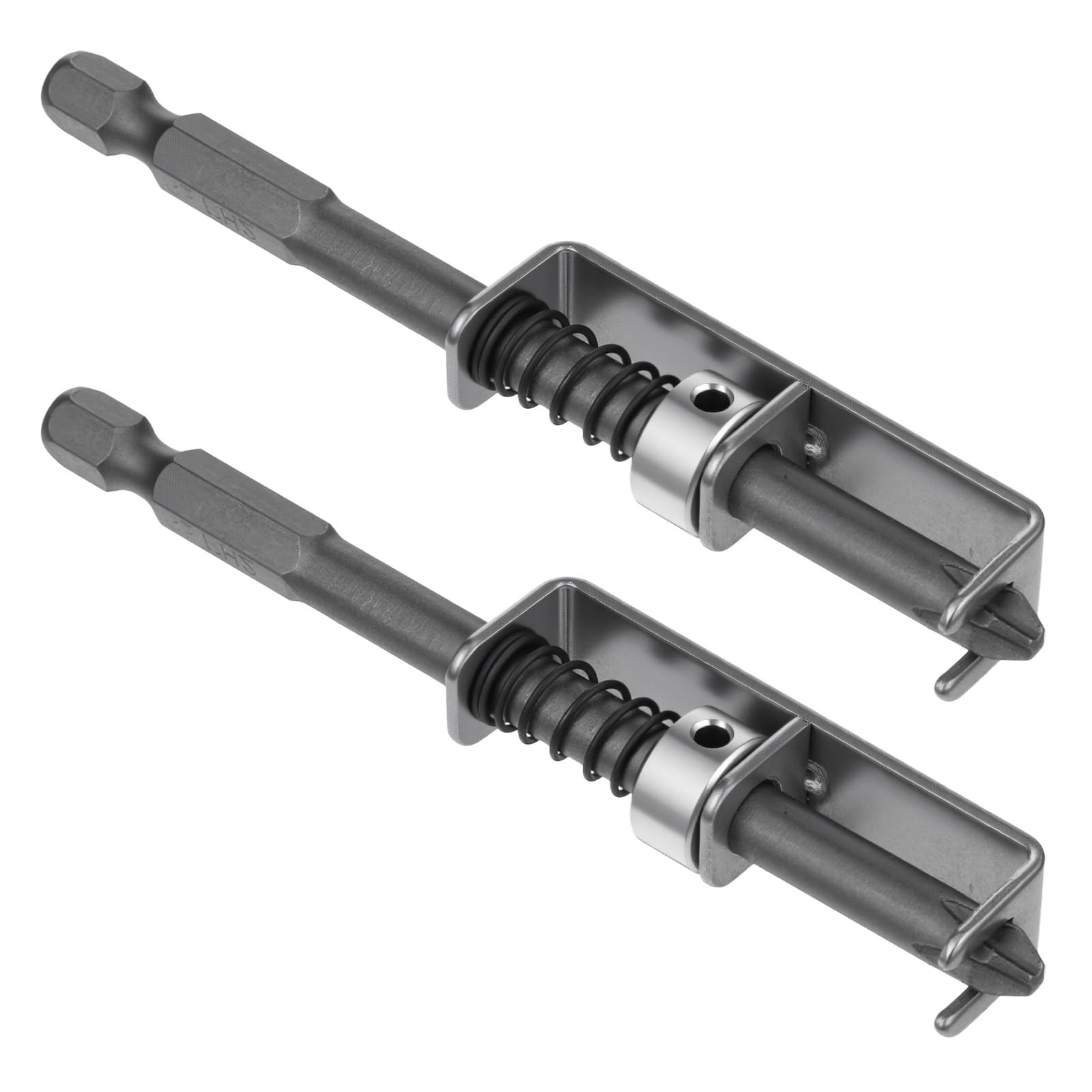 2Pcs Spring Loaded Screw Holder Bit 1/4″ Hex Shank Screw Gripper