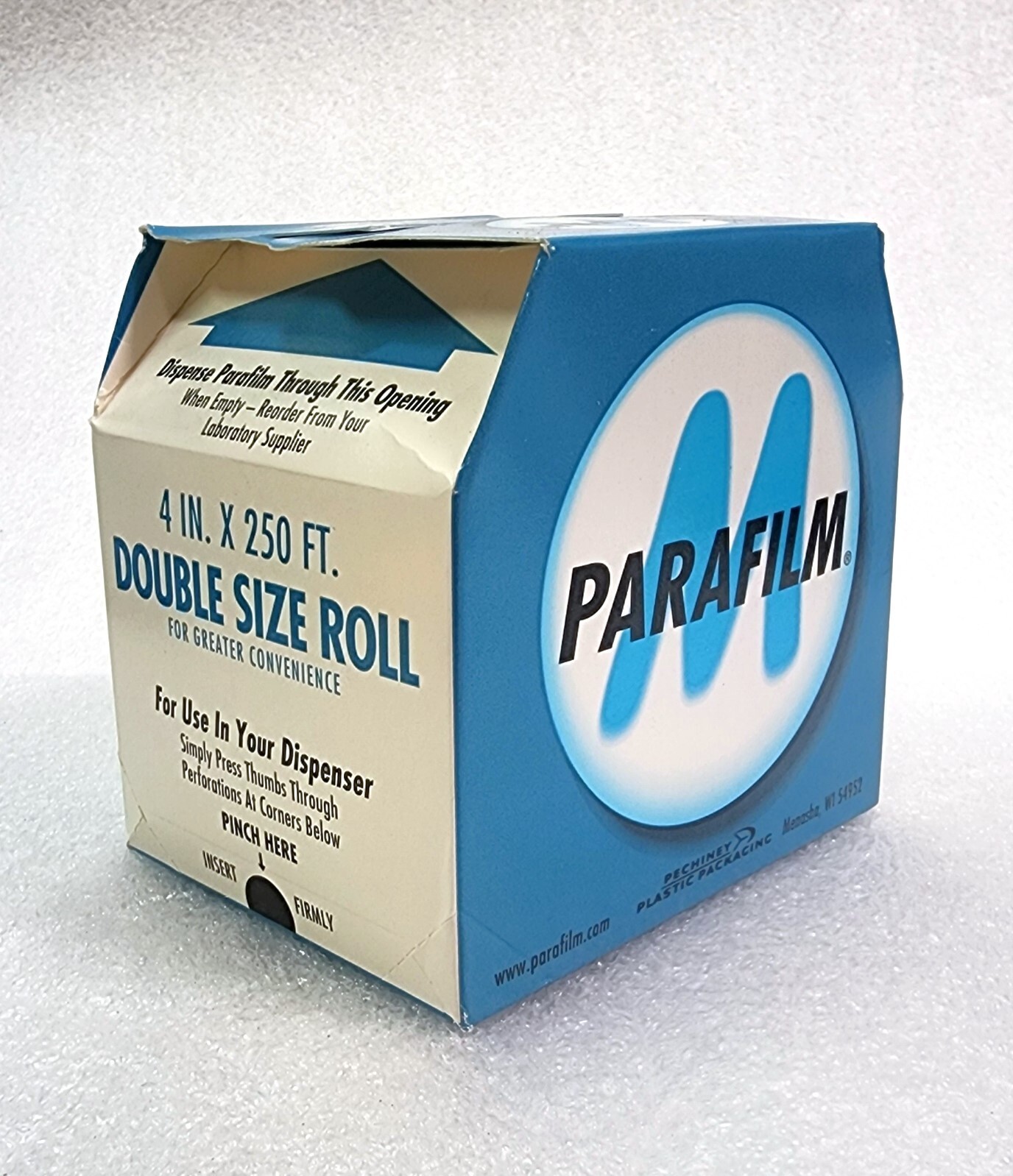 Parafilm All-Purpose Laboratory Film, 4″ x 250′ Double size roll PN: PM-999