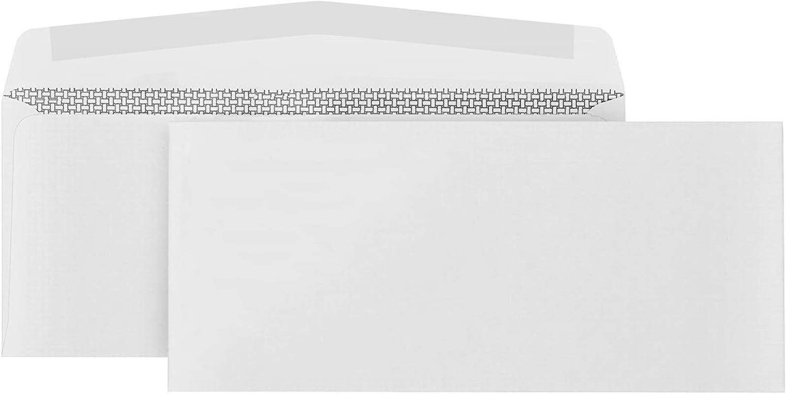 500 No. 10 Security Envelopes – Gummed Flap – Tamper Proof Design – Security Tin