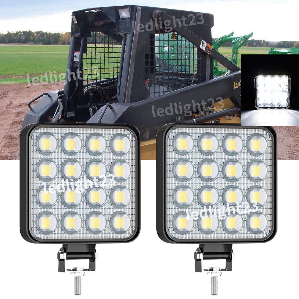 2 x 3 inch 16 LED upper cab & Boom Work Flood Light Fit for Excavator 160LC ZX