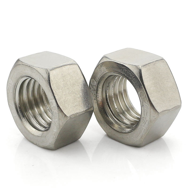 4# 6# 8# 10# 12# 1/4″ 5/16″ 3/8″ 1/8″ 5/32″ 3/16″ Hex Nuts 304SS Inch Nut A2