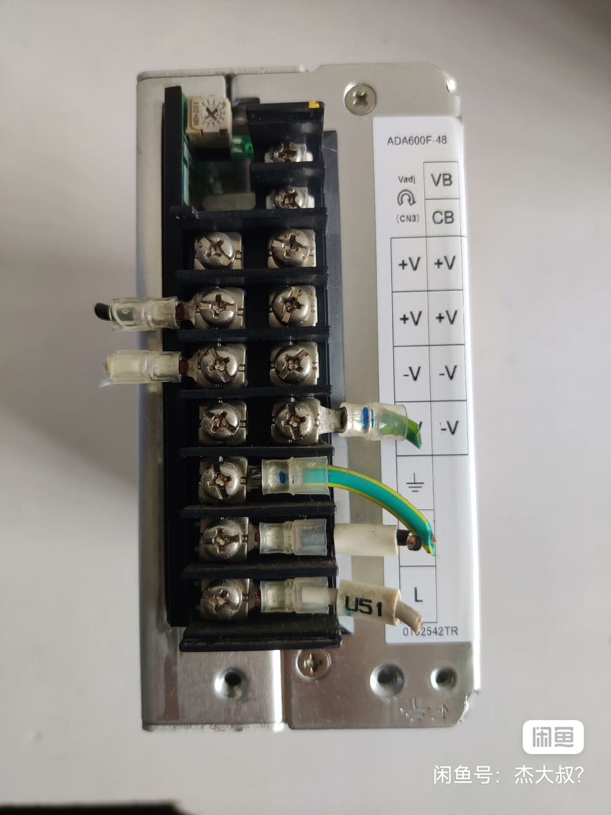 1 PC USED TEST OK ADA600F-48 Power Supply