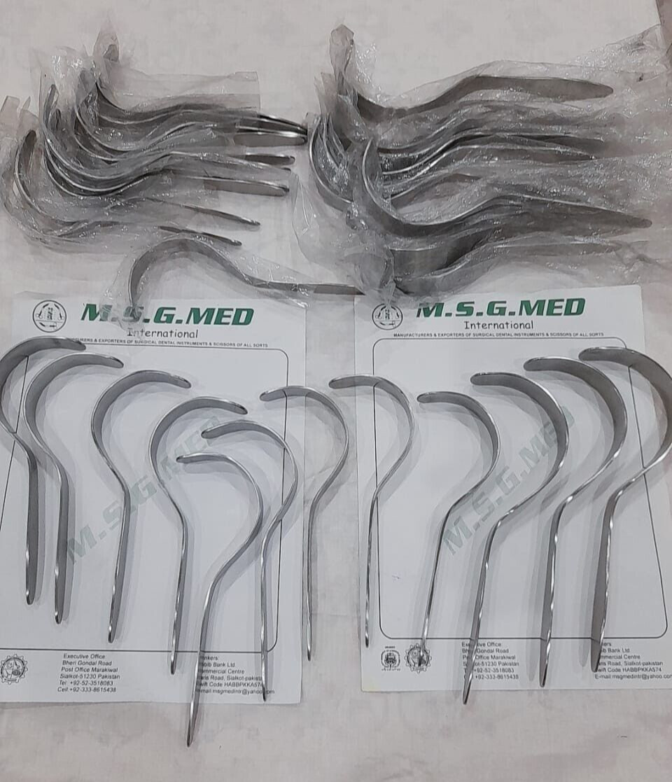 Professional Best Quality Surgical Baby Deaver Retractors 10PCS Set Best Offer