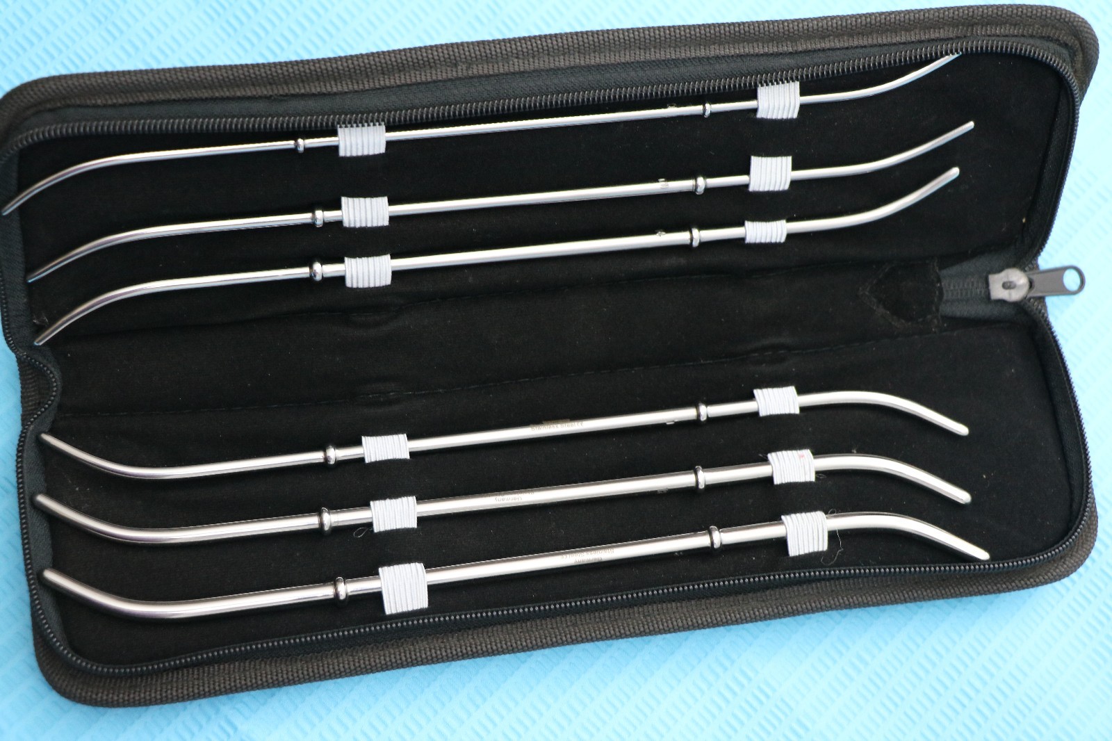 German PRATT UTERINE DILATOR SET OF 6 Pc Cvd OB/Gynecology Surgical Instrument