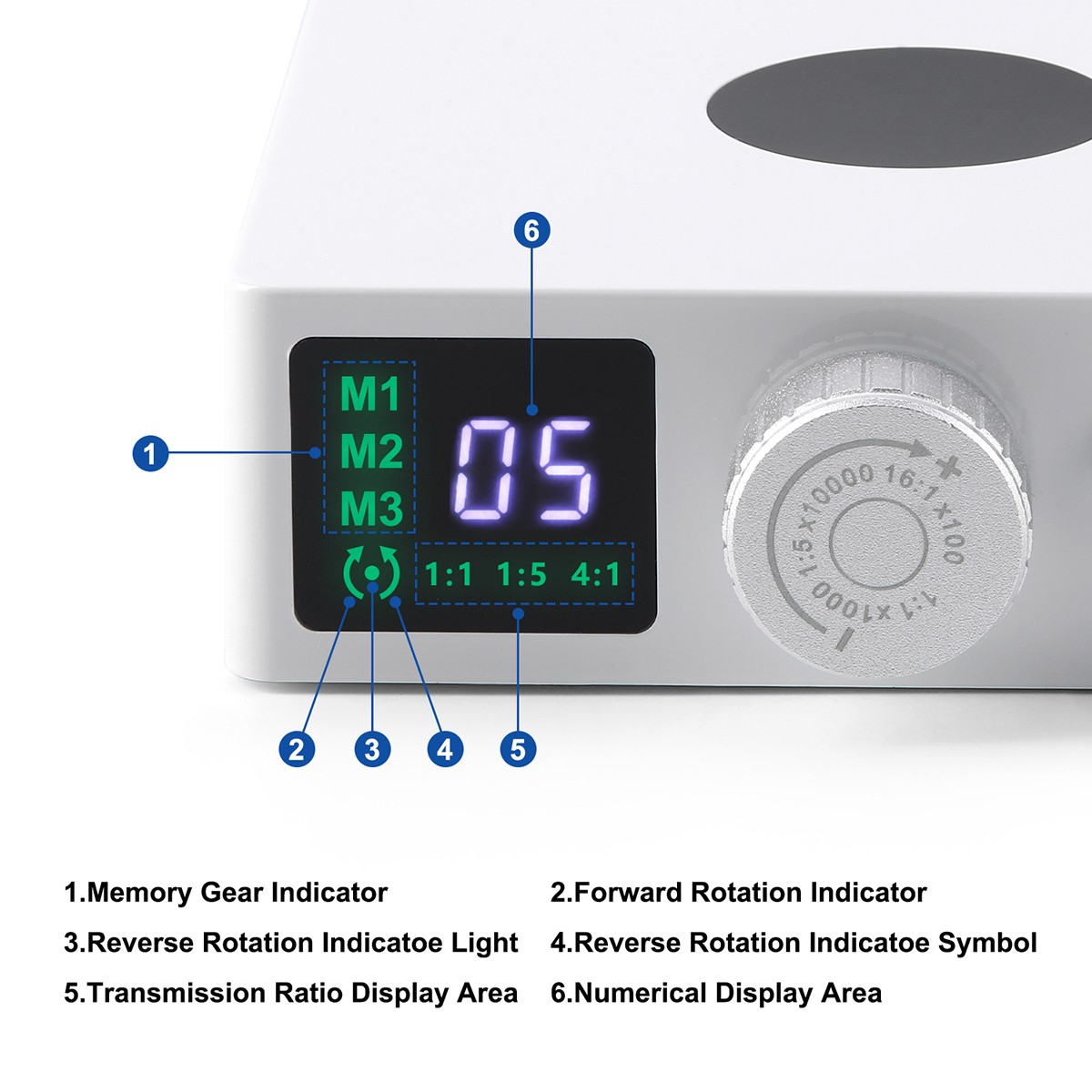 Dental Electric LED Brushless Micro Motor/1:1/1:5/16:1 Increasing Handpiece
