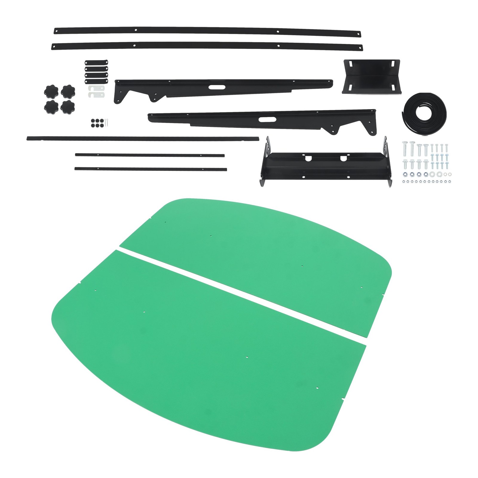 52″ X 52″ For Rops Canopy Tractor and Mowers Umbrella 2″ x 2″ or 2″ x 3″ Green