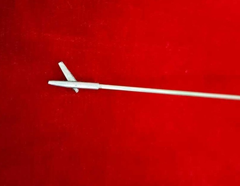 Hysteroscopy Semi Rigid Scissor 5fr 40cm Reusable Endoscopy Surgical Instruments