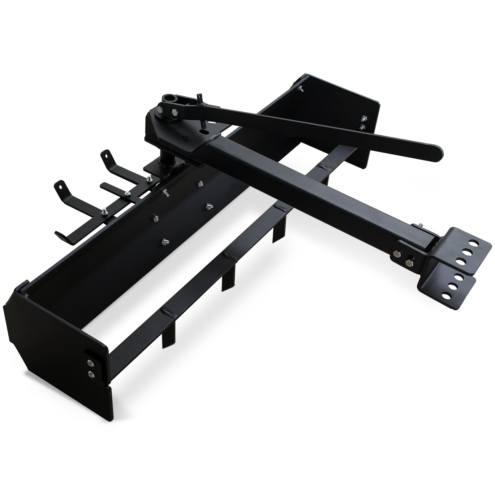 42″ Tow Behind Box Scraper Lawn Tractor Attachments, Box Blade Hitch Tow for ATV