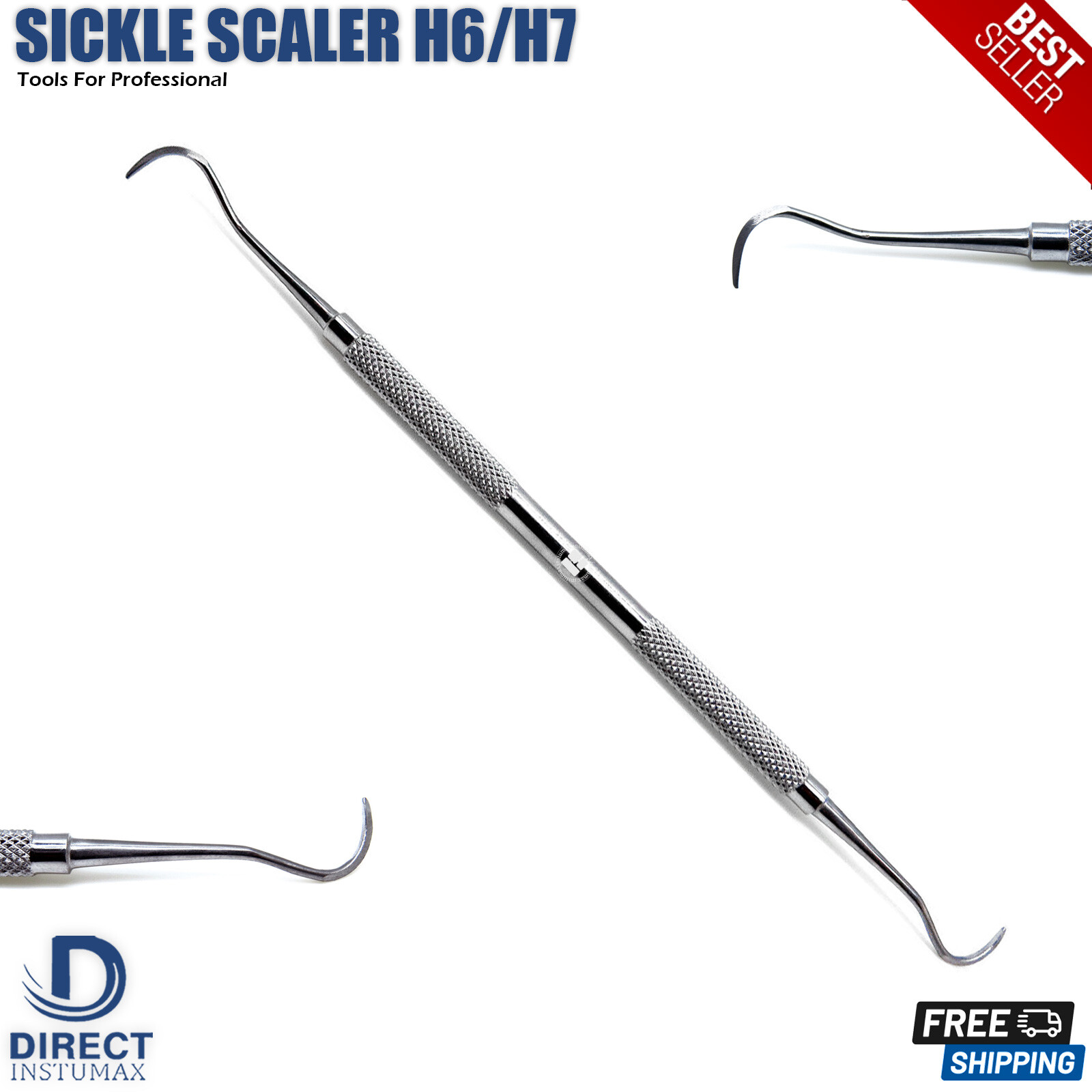 Professional Dental Scaler Kit – Tartar Plaque Remover Tools for Teeth Cleaning