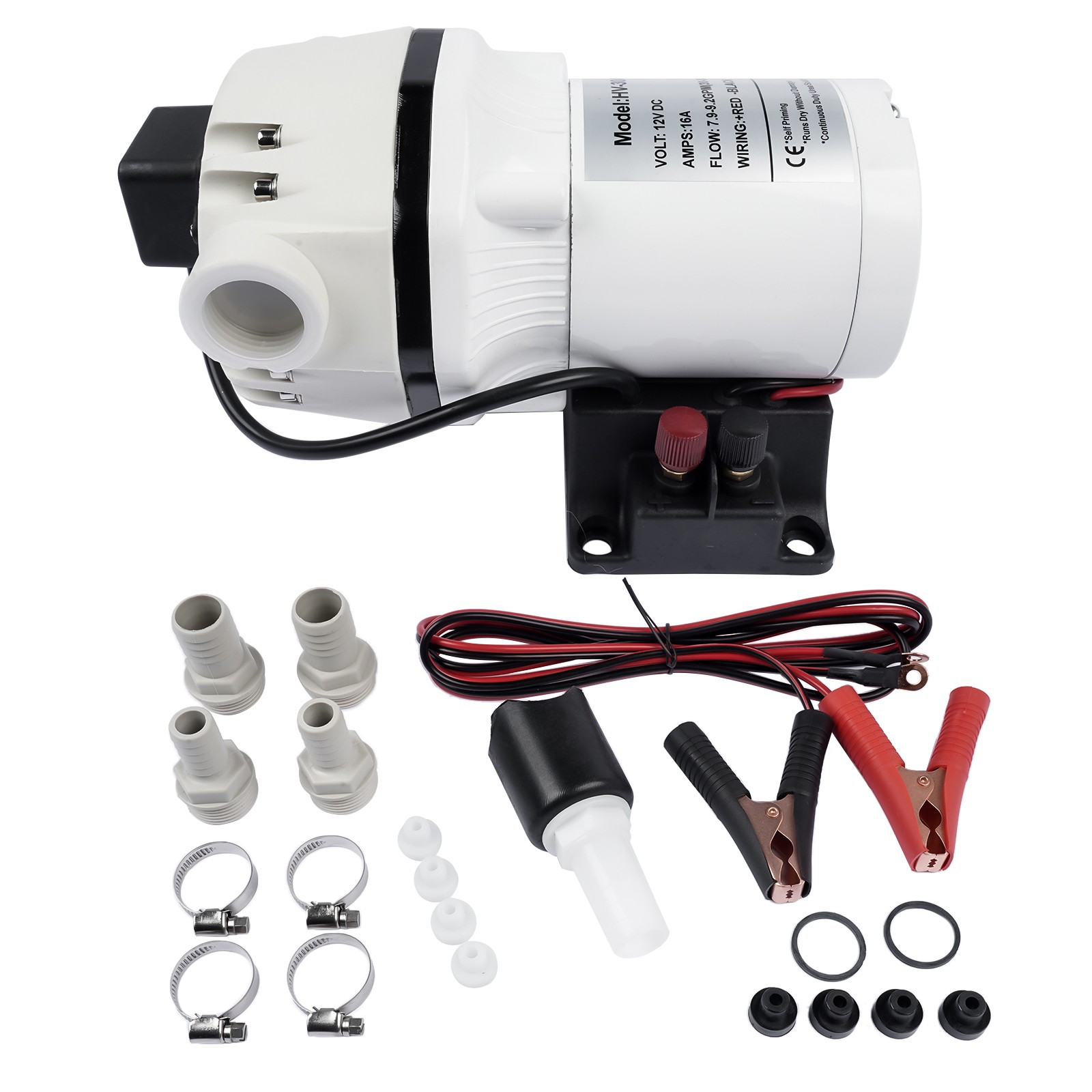 DEF Transfer Pump 9.2 GPM DC 12V 350W for Diesel Exhaust Fluid Diaphragm Self