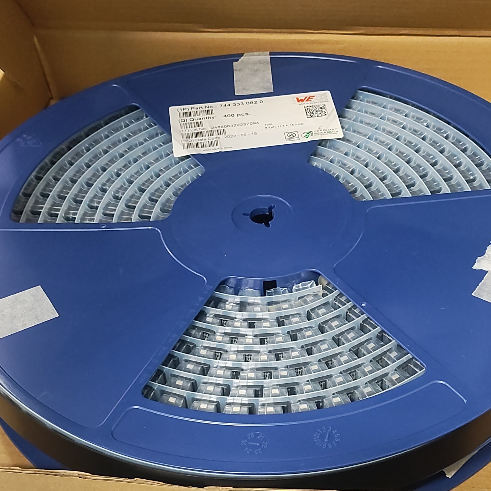 Würth Elektronik WE 7443330820 8.2µH 11.5A 15mΩ SMD Inductor T&R Qty 400