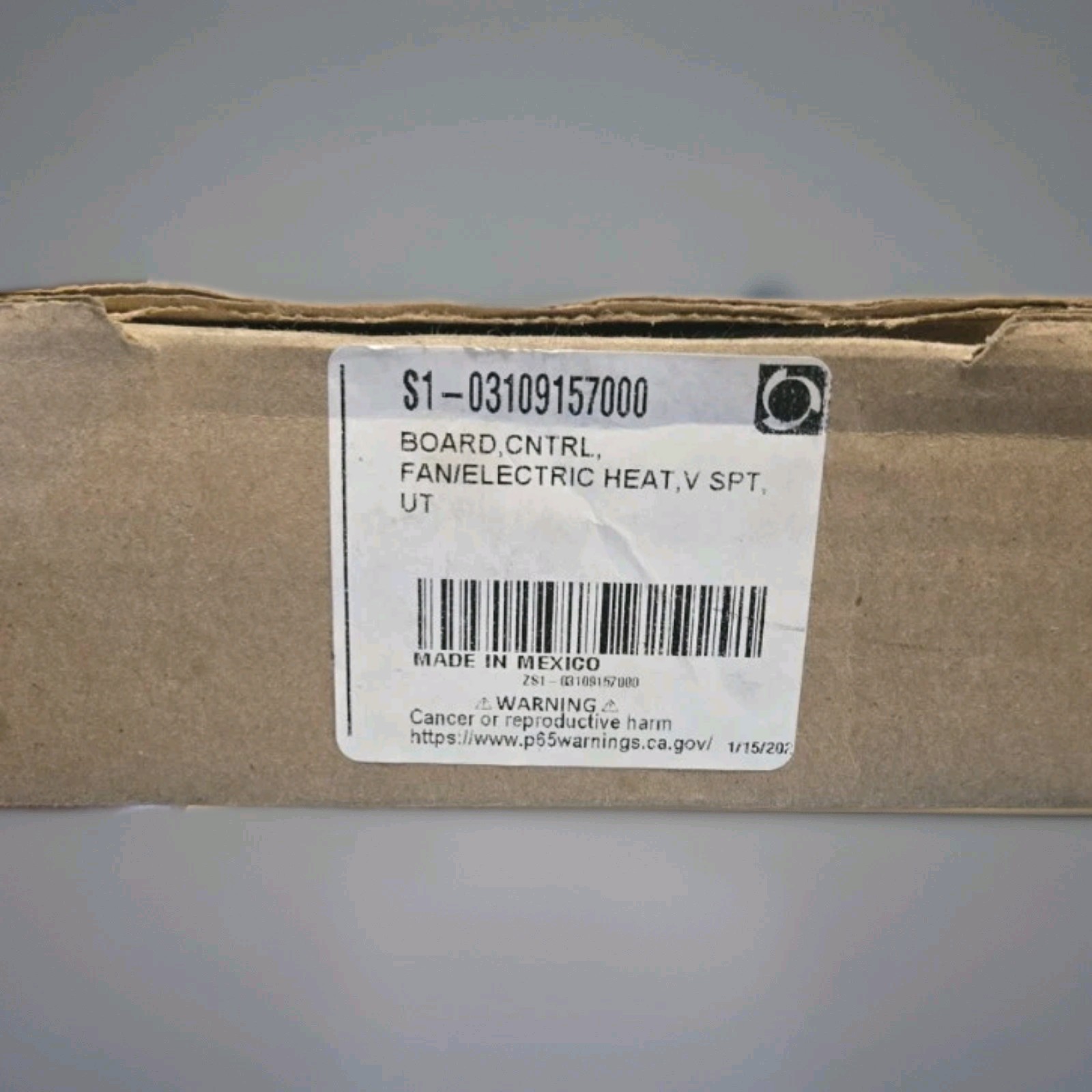 York Source 1 S1-03109157000 Electric Heat Control Board Fan