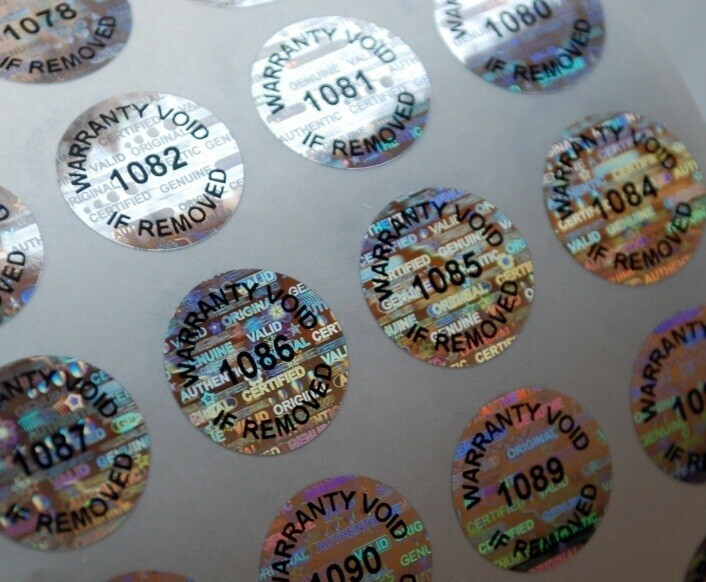 500 Hologram Warranty Void Security Labels Stickers Seals Repairs Refurbished