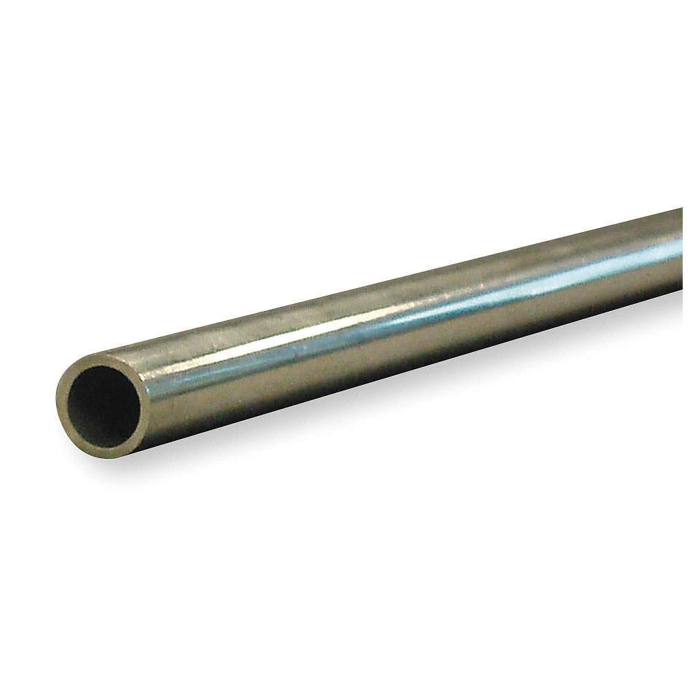 GRAINGER APPROVED Tubing,Seamless,5/8 In,6 ft,304 SS 3ACW9