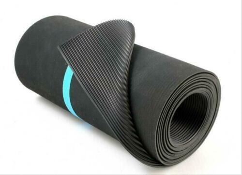 RIB RUBBER MATTING BLACK 1/8 THK X 36″WIDE X 12″ LONG FREE SHIPPING