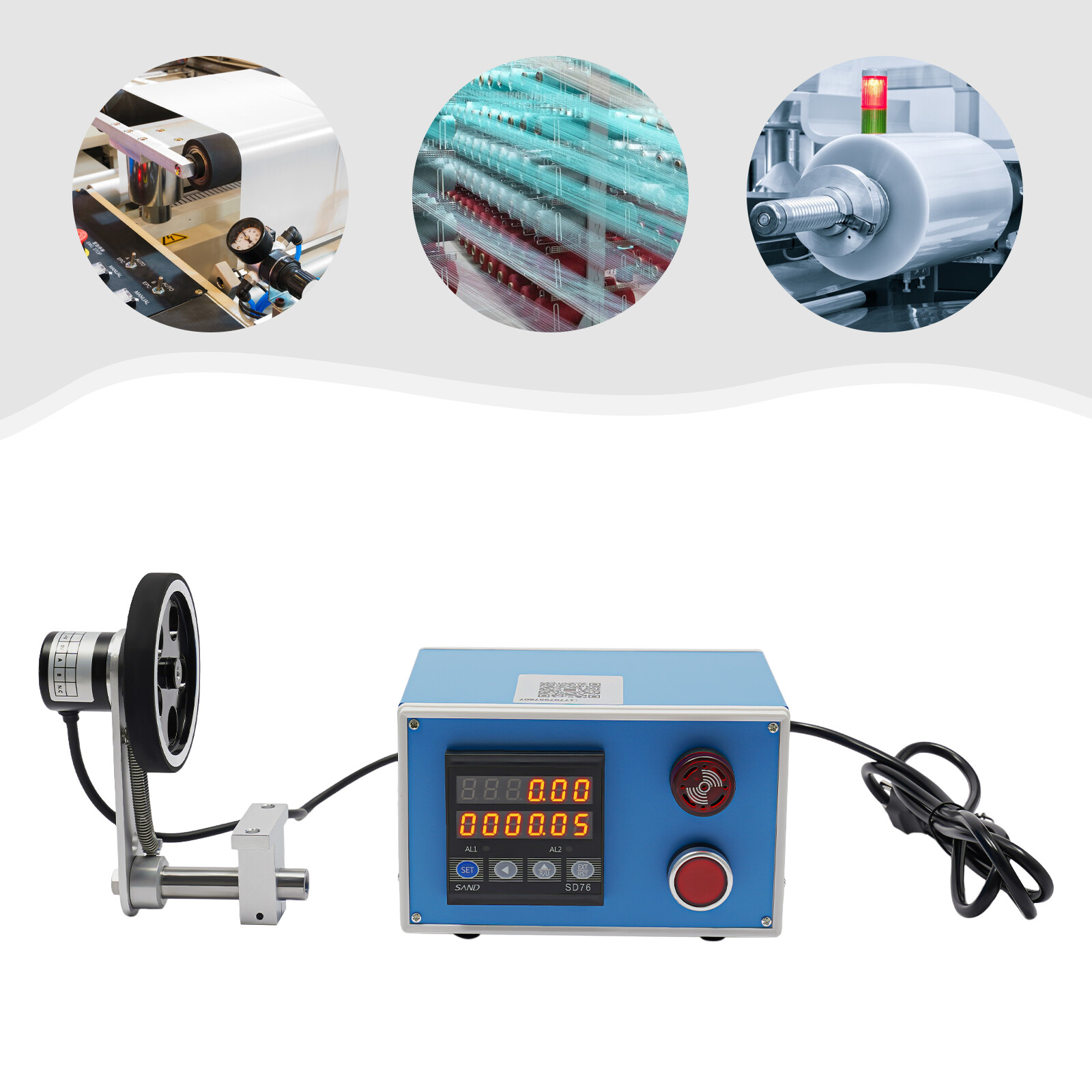 Digital Length Meter Counter Cable Wheel Length Meter Counter Meter Counter