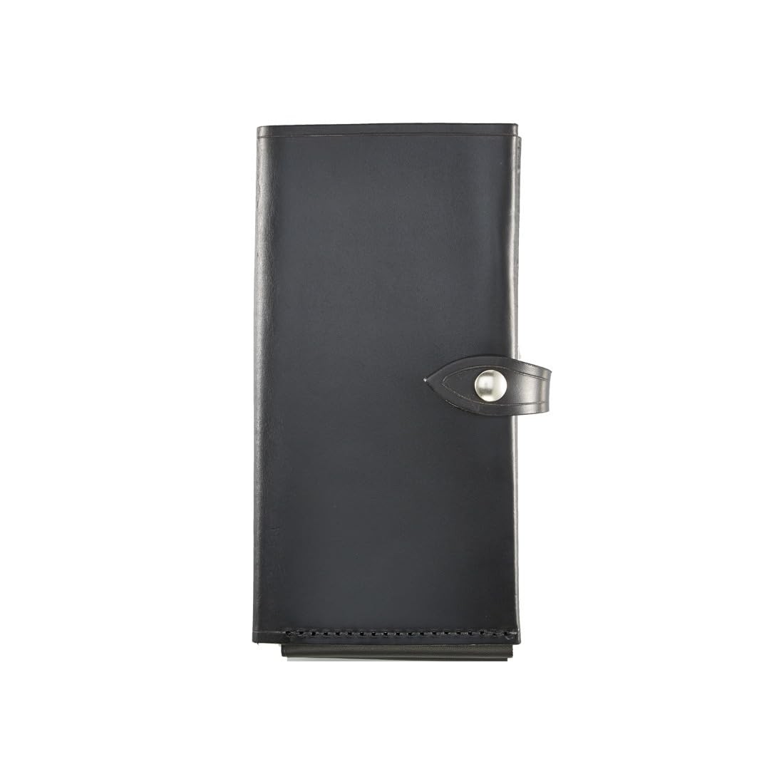 Aker Leather 581 Double Citation Book, Black, Basketweave