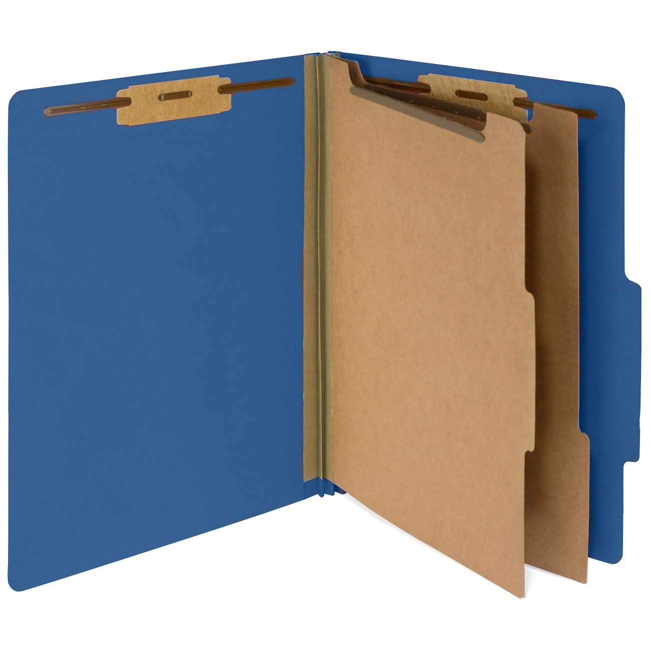 10 Blue Classification Folders with Dividers – Employee Personnel File Folder…