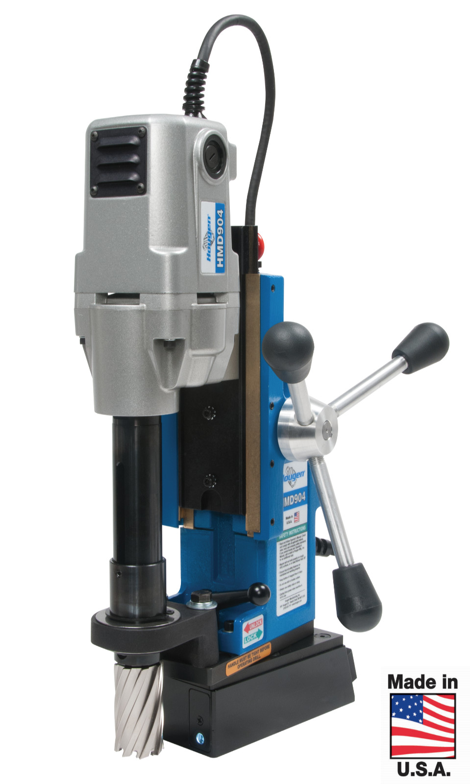 Hougen HMD904S 115-Volt Swivel Base Magnetic Drill