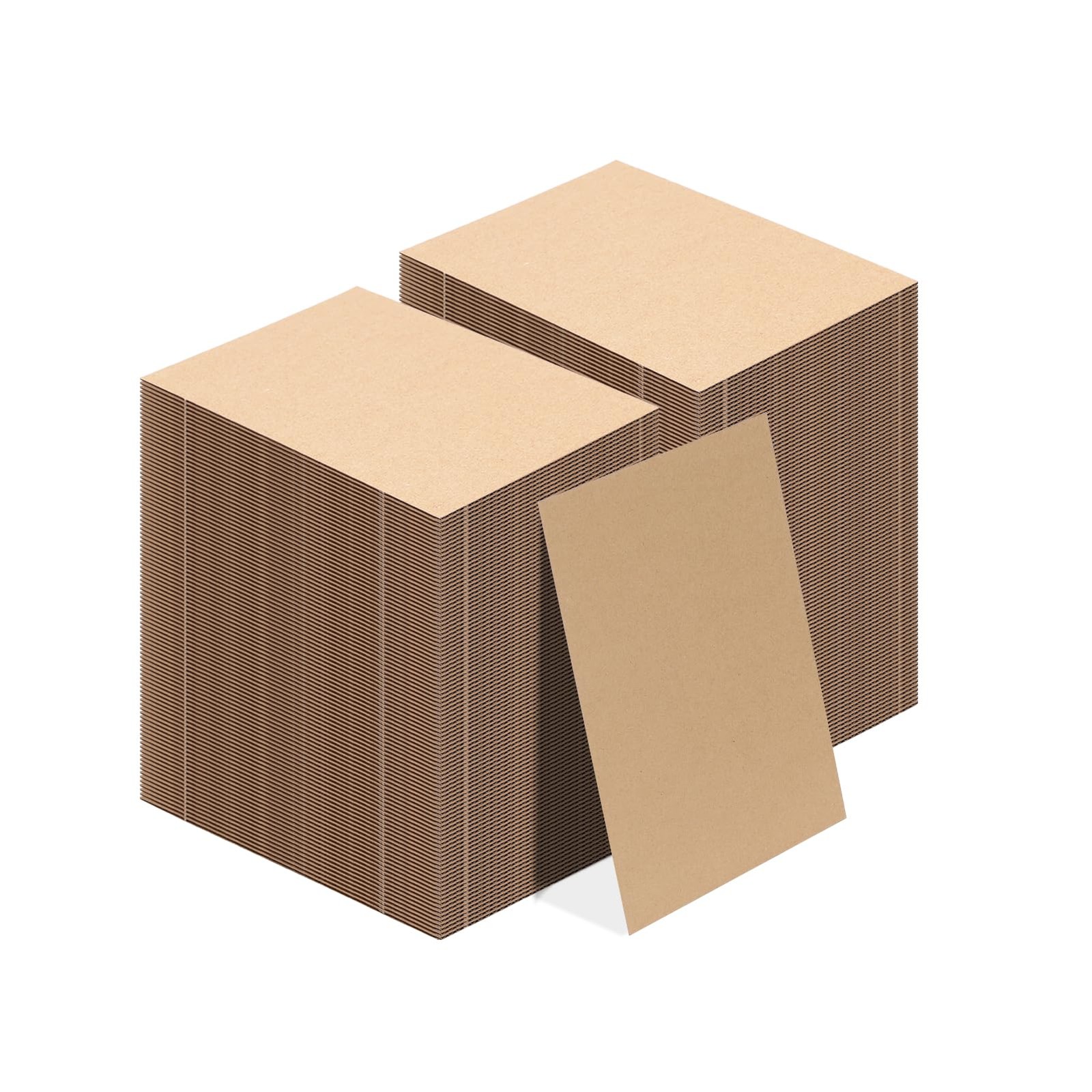 Calenzana 5×7 Corrugated Cardboard Sheets Set of 200, Flat Card Boards Inserts f