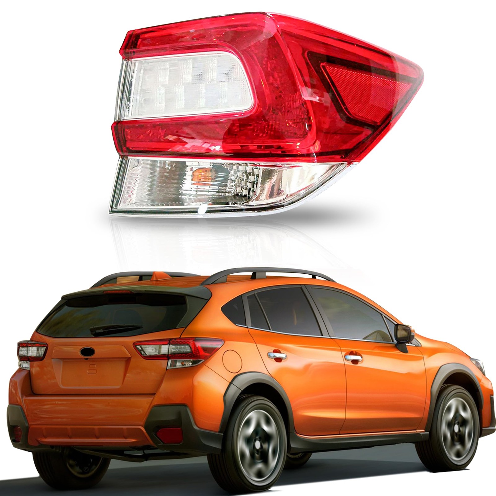 Halogen Tail Light RH Pass W/o Bulb 17-19 Subaru Impreza Crosstrek SU2805109