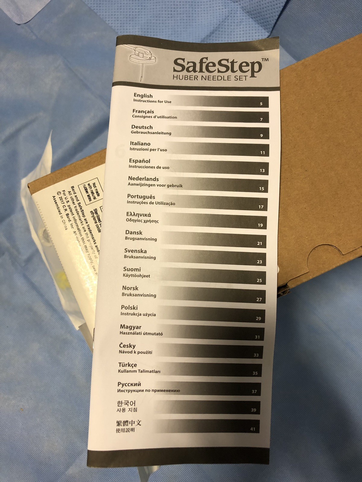 BARD SafeStep Huber Needle Set LH-0038YN New Expire in early May 2026 – Qty. 25