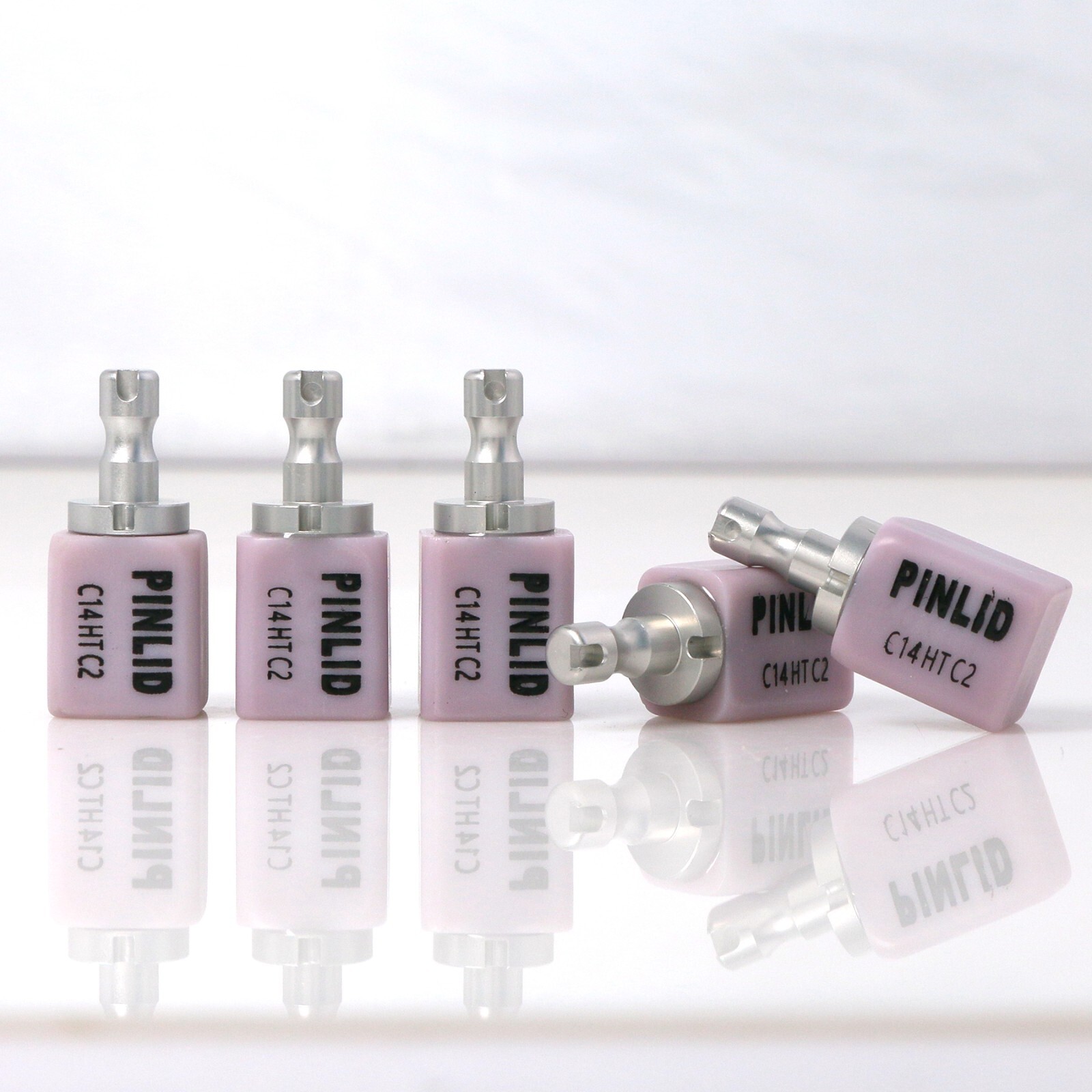 US C14 HT/LT Glass Ceramic Blocks Lithium Disilicate CAD/CAM Cerec Block 5Pcs