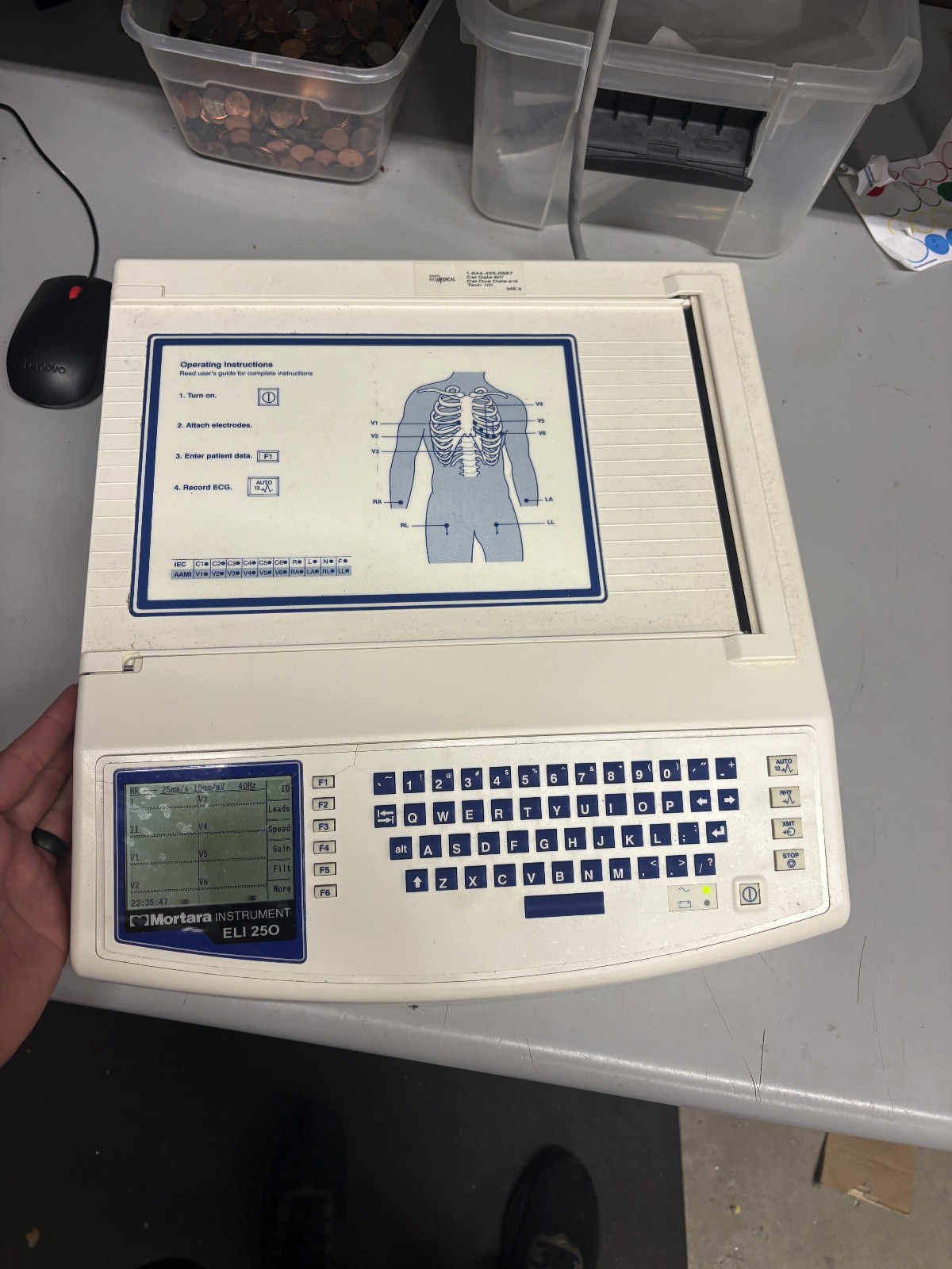 Eli 250 By Mortara Tested & Working