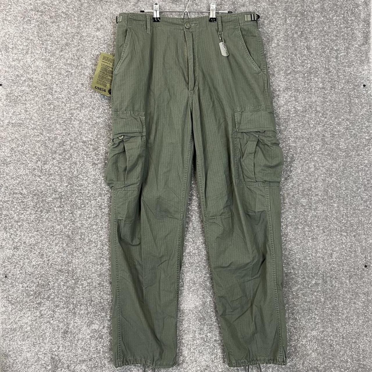 Rothco 4387 Olive Vintage 100% Rip-Stop Vietnam Era Bdu Fatigue Pants M 34X32