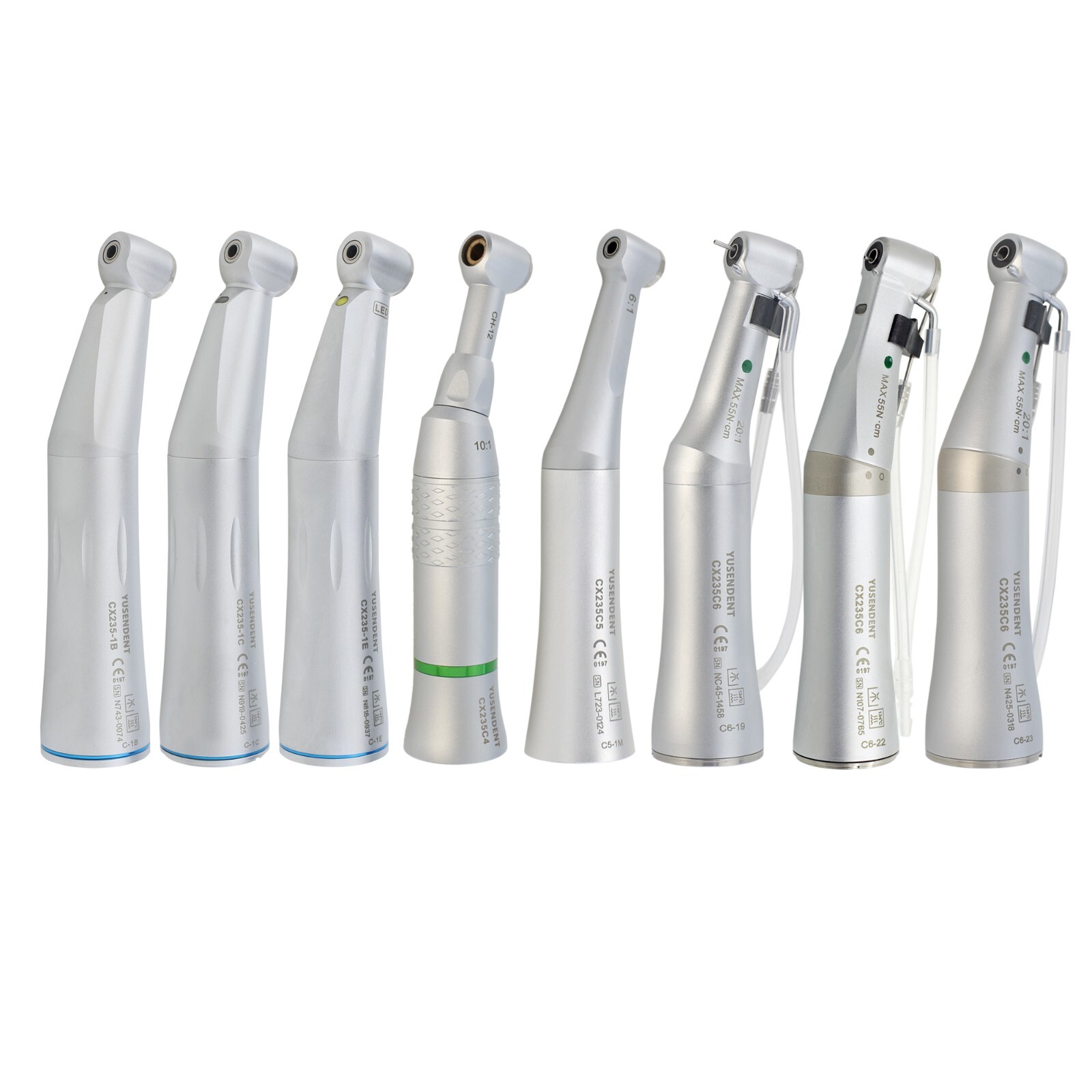 COXO Dental Slow Speed Handpiece Contra Angle 1:1 6:1 10:1 20:1 for Endo Implant