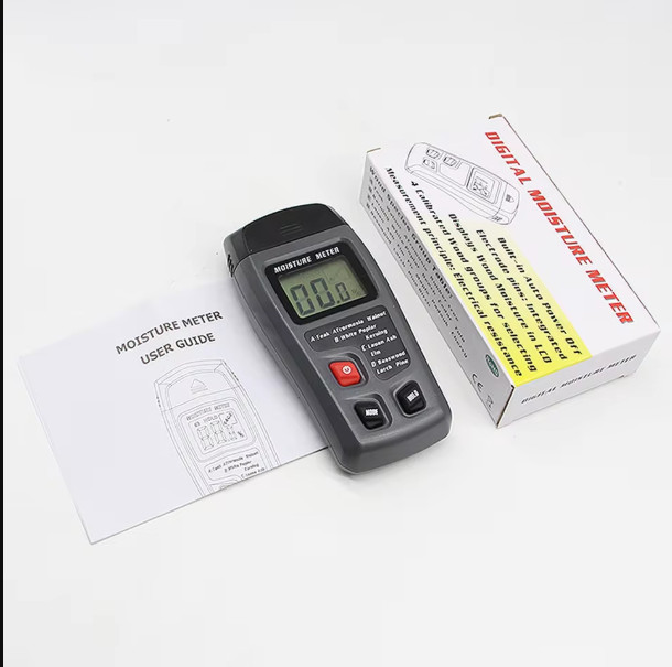Digital LCD Wood Moisture Meter – Tester for Wood, Firewood, Paper & Cardboard