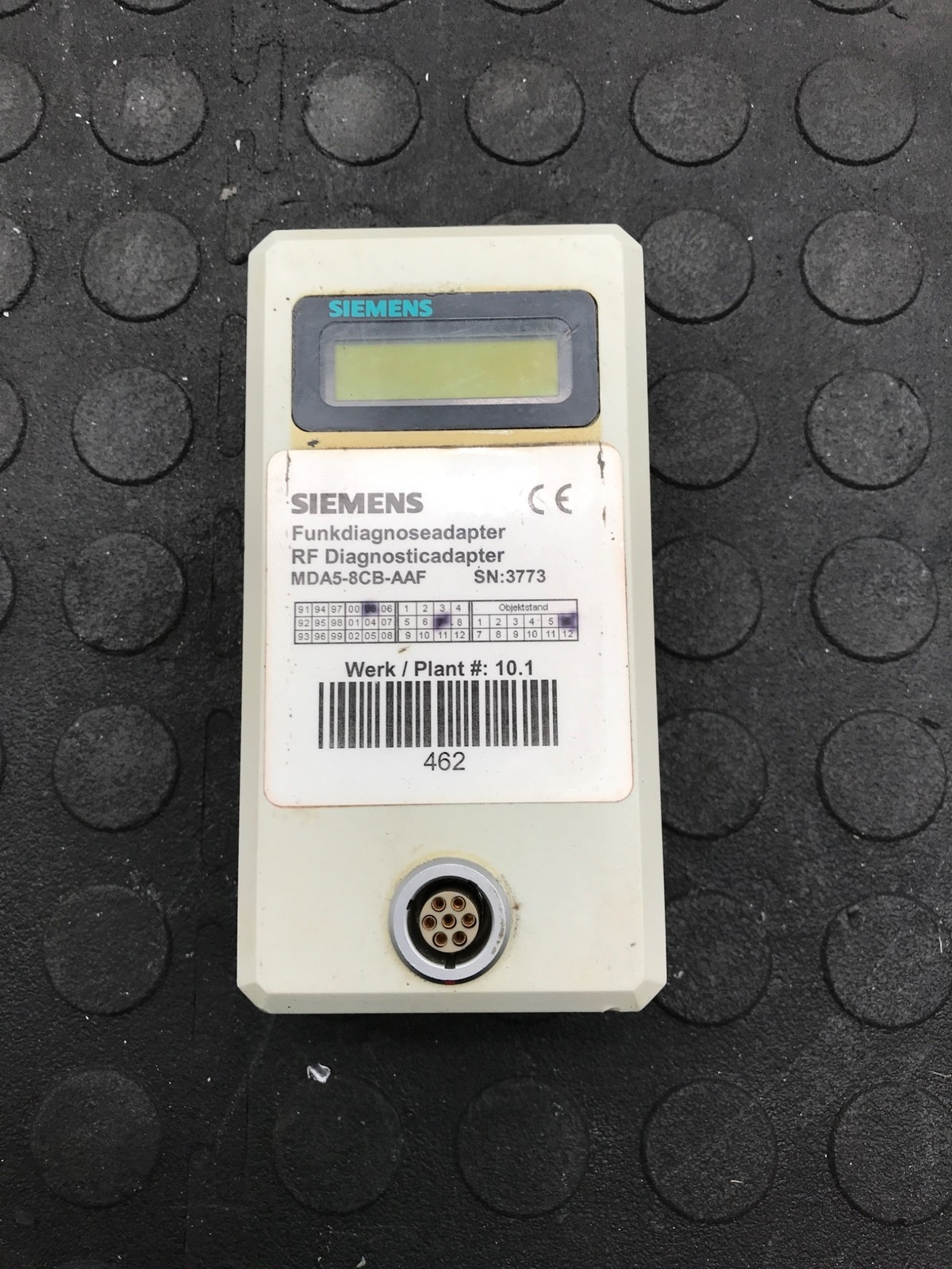 SIEMENS MDA5‑8CB‑AAF RF Diagnostic Adapter USED