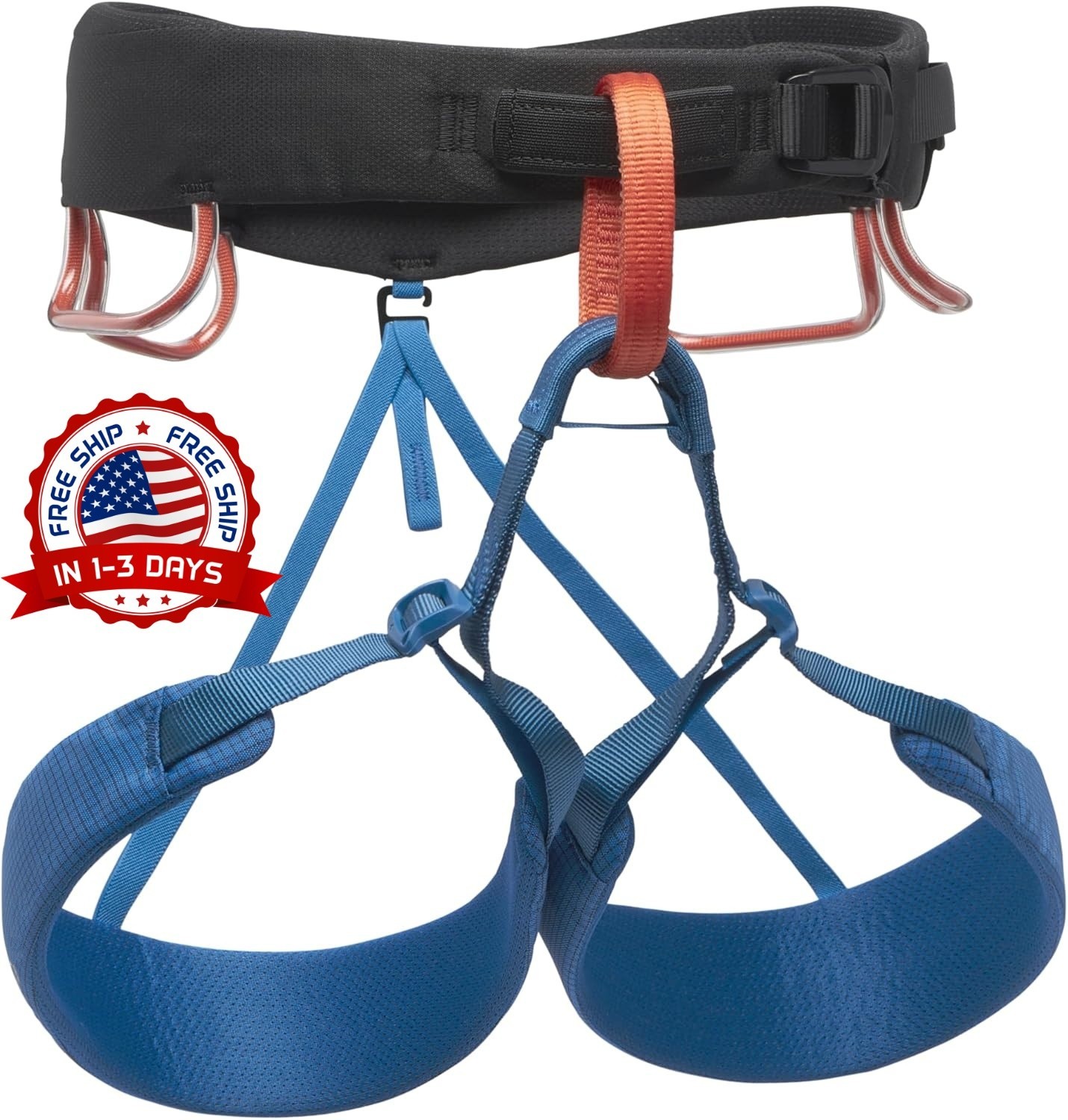 Arnés de escalada Momentum para hombre | Cintura y perneras ajustables NUEVO US