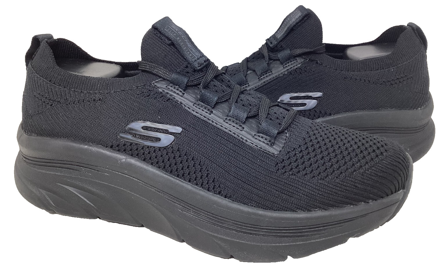 Skechers Women’s Work RF D’Lux Walker Ozema Lace Up Shoes Blk Wide Size:10 191H